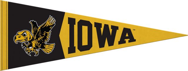 University of Iowa Hawkeyes 9 x 24 Pennant