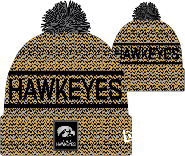 University of Iowa Knit Pom Beanie