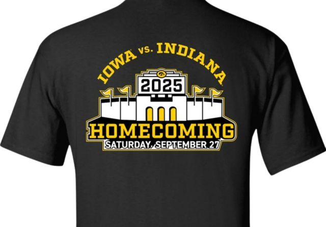 University of Iowa 2025 Homecoming Short Sleeve T-Shirt
