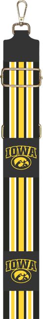 University of Iowa Striped Bag Strap