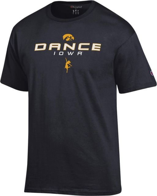 University of Iowa Hawkeyes Dance Short Sleeve T-Shirt
