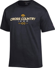 University of Iowa Hawkeyes Cross Country Short Sleeve T-Shirt