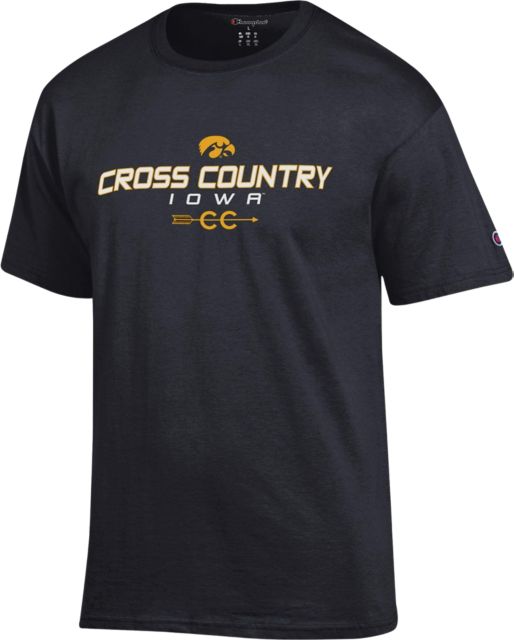 University of Iowa Hawkeyes Cross Country Short Sleeve T-Shirt