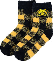 University of Iowa Buffalo Check Socks