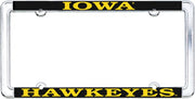 University of Iowa Hawkeyes Thin Rim License Plate Frame