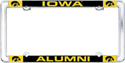 University of Iowa Alumni Thin Dome License Plate Frame