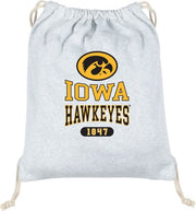 University of Iowa Hawkeyes Sweatshirt Drawstring Bag