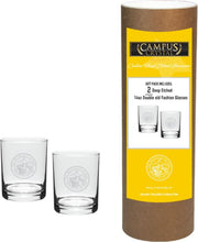 University of Iowa 14 oz. Double Old Fashion Glass - Set of 2
