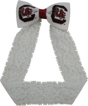 University of South Carolina Infant Lace Headband with Bow