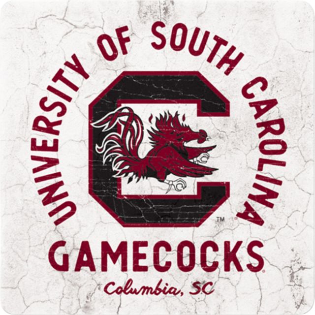 University of South Carolina Gamecocks 4 x 4 Coaster