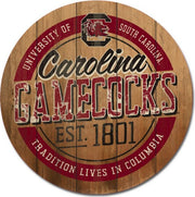 University of South Carolina Barrel Top Wall Mount 26''x26'' - ONLINE ONLY