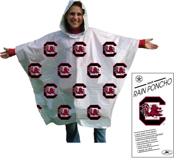 University of South Carolina Gamecocks Rain Poncho
