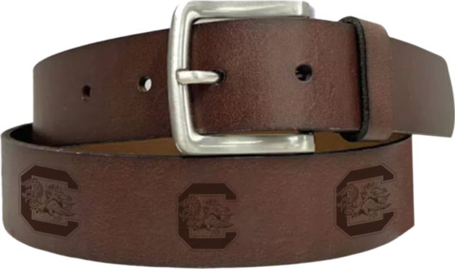 University of South Carolina Leather Belt