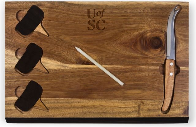 University of South Carolina Cheese Cutting Board & Tools Set - ONLINE ONLY