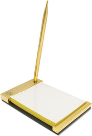 Gold Notepad Desk Set - ONLINE ONLY