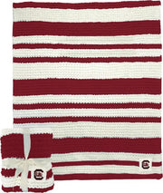 University of South Carolina Cable Knit Throw 50x60