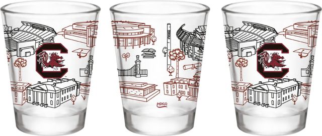 University of South Carolina 2 oz. Collector's Glass