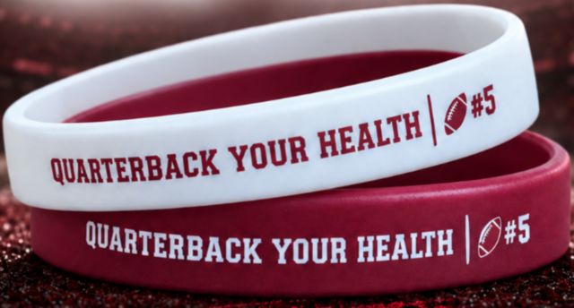 University of South Carolina Quarterback Your Health #5 Wristband
