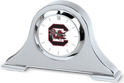 CSI Silver Napoleon Desk Clock With Colored Medallion - ONLINE ONLY