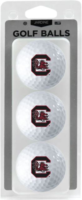 University of South Carolina 3 Pack Golf Balls