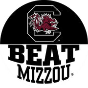 University of South Carolina 3 Beat Mizzou Button"