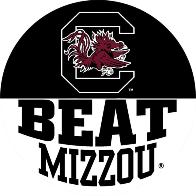 University of South Carolina 3 Beat Mizzou Button"
