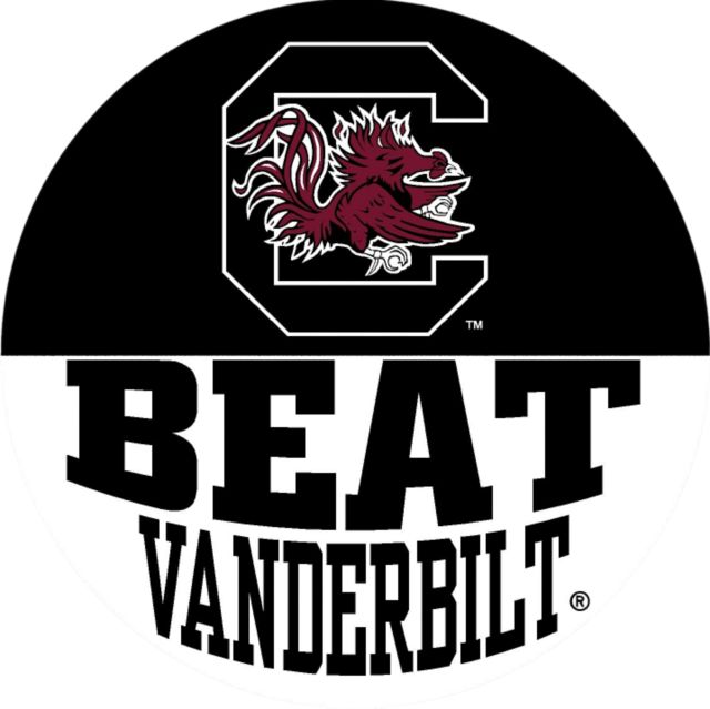 University of South Carolina 3 Beat Vanderbilt Button"