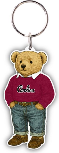 University of South Carolina Teddy Bear Keychain