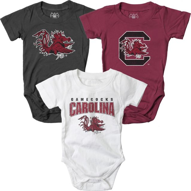 University of South Carolina Infant Bodysuit 3-Pack