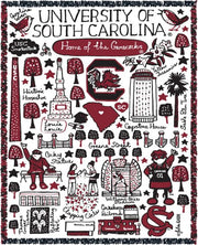 University of South Carolina Julia Gash Tapestry Blanket