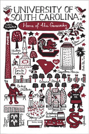 University of South Carolina Julia Gash 12 x 18 Poster