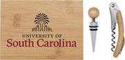 University of South Carolina Bamboo Wine Tool Set