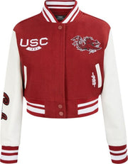 University of South Carolina Women's Cropped Varsity Jacket