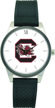 CSI Women's Wristwatch (Gift Boxed) With Black Silicone Strap And Color Medallion. - ONLINE ONLY