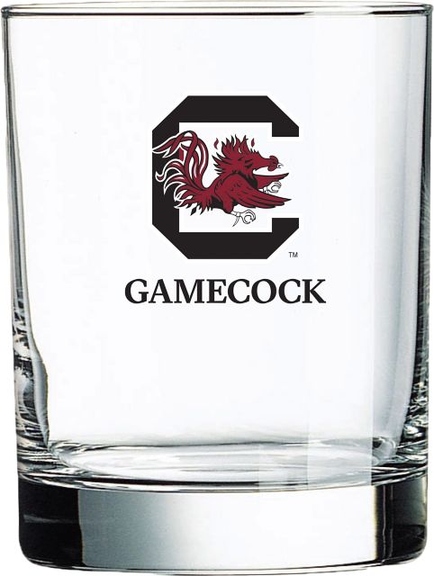 University of South Carolina 14 oz. Double Old Fashioned Glass
