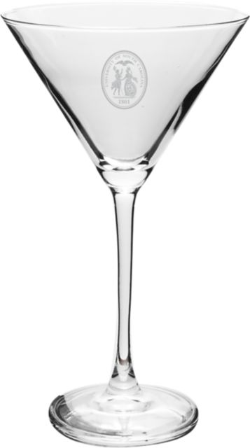 University of South Carolina Martini Drink Glass