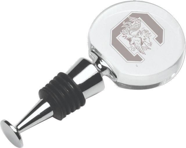University of South Carolina Crystal Wine Stopper