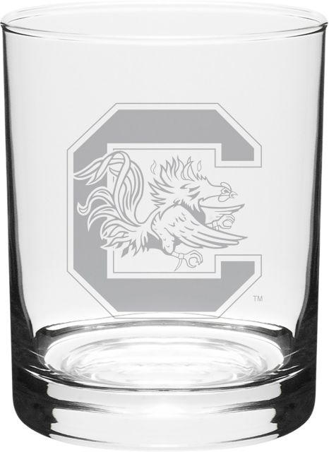 University of South Carolina 14 oz. Double Old Fashioned Glass