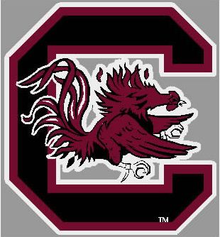 University of South Carolina Gamecocks Cling Decal