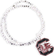 University of South Carolina Crystal Logo Bracelet