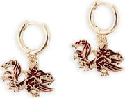 University of South Carolina Gold Huggie Hoop Earrings
