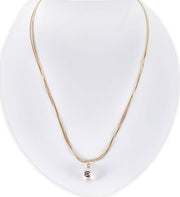University of South Carolina Gold Pearl 3 Strand Necklace