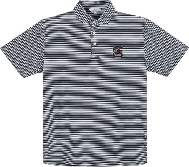 University of South Carolina Stripe Performance Polo