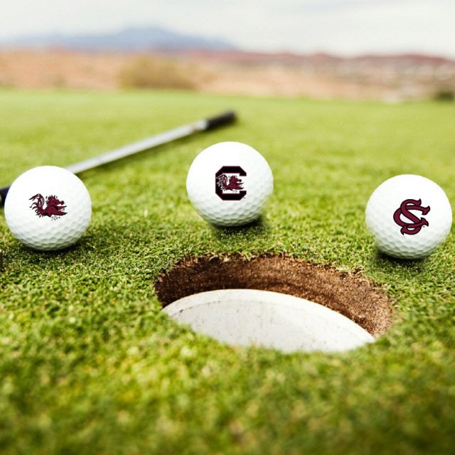 University of South Carolina Gamecocks Golf Balls 3 Pack