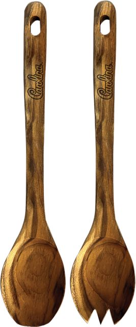 University of South Carolina Teak Fork and Spoon Set