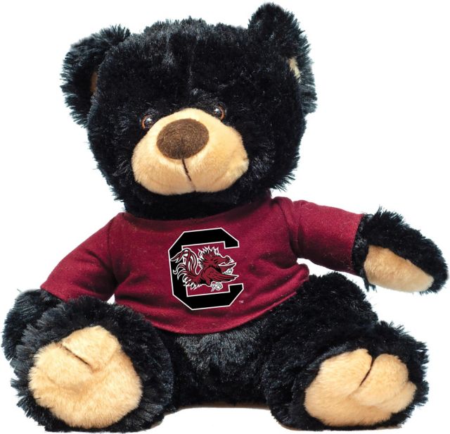 University of South Carolina 12'' Plush Noah Bear - Black - ONLINE ONLY