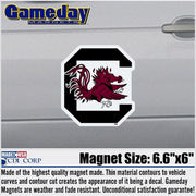 University of South Carolina Gamecocks 6" x 6" Magnet