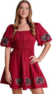 University of South Carolina Women's Puff Sleeve Dress