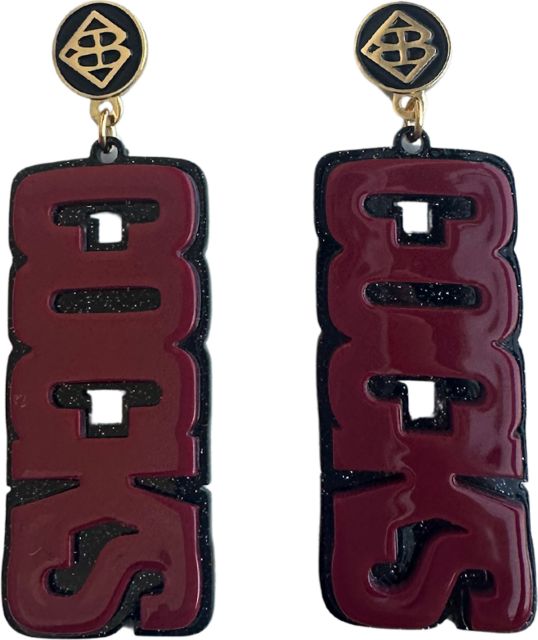 LARGE WORD EARRING/TEAM/    ./