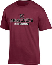 University of South Carolina Gamecocks Swim Short Sleeve T-Shirt